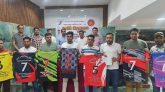 দুবাইতে ত্রিদেশীয় ফুটবল টুর্নামেন্টের জার্সি উন্মোচন