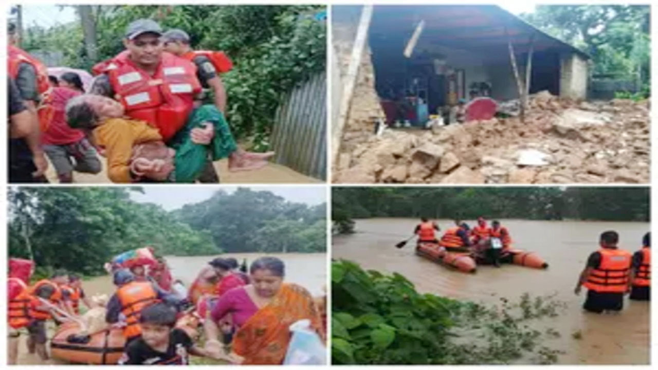 ত্রিপুরায় বন্যা : নিহত বেড়ে ২২