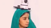 পাকিস্তানে মেয়ের মাথায় সিসিটিভি ক্যামেরা লাগালেন বাবা