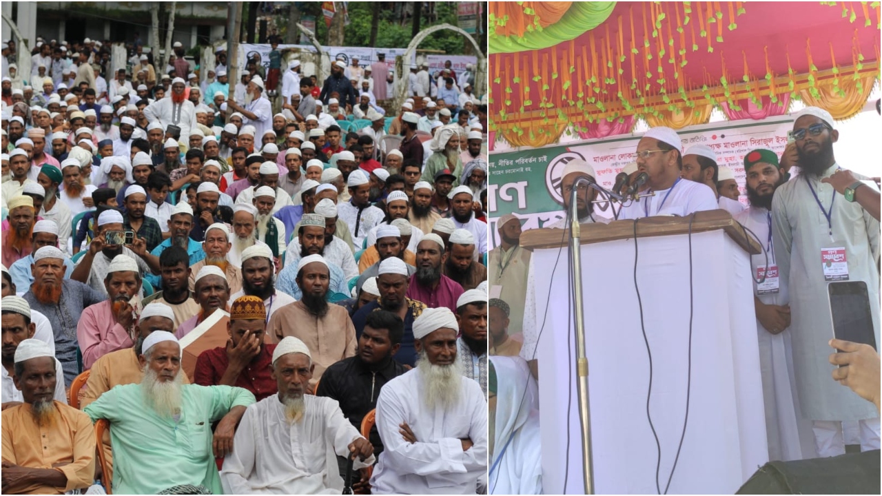 চরমোনাই পীরের মন্তব্য আওয়ামী লীগের মত কিছু চাপিয়ে দিলে আপনারাও গদিতে থাকতে পারবেন না