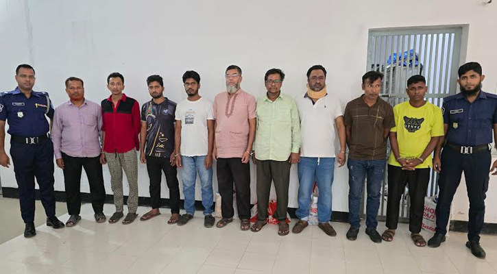 ছাত্র হত্যা মামলায় গ্রেপ্তার স্বেচ্ছাসেবকলীগ নেতাসহ ৯ জন আদালতে