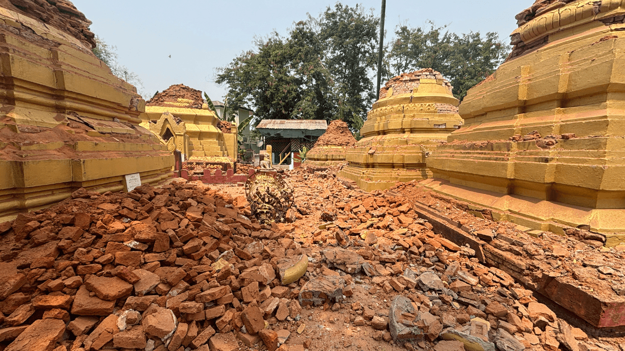 মিয়ানমারে ভূমিকম্পে অন্তত ১৪৪ জনের মৃত্যু